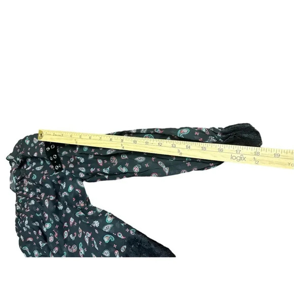 PINKO ZWARTE BLOUSE MANIGLIA Sz 4 - Picture 8 of 16